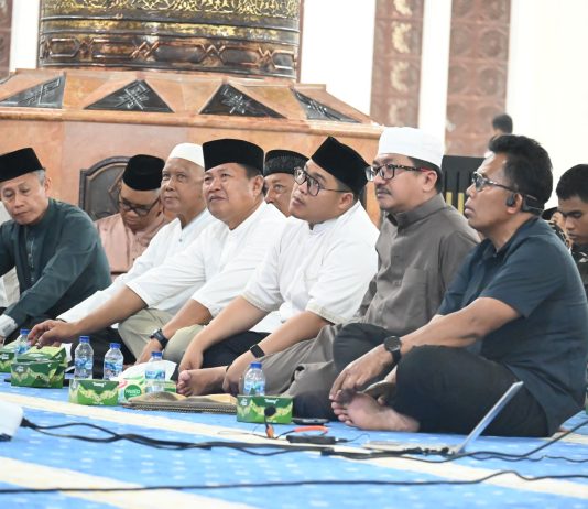 Personel Lanud Raden Sadjad Hadiri Peringatan Maulid Nabi Muhammad SAW 1448 H di Natuna