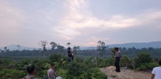 Polsek Bunguran Timur Bersama Masyarakat Respon Cepat Cari Empat Warga yang Hilang di Hutan Gunung Bedung