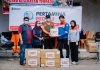 Pertamina Patra Niaga Regional Sumbagut Gerak Cepat Salurkan Bantuan Penanggulangan Asap di Kerumutan, Pelalawan