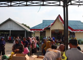 Peduli Kebutuhan Masyarakat, Kapolres Natuna Gelar Gerakan Pangan Murah di Bunguran Tengah