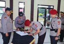 Kapolres Natuna Pimpin Pelantikan Wakapolres dan Sertijab Sejumlah Pejabat Utama