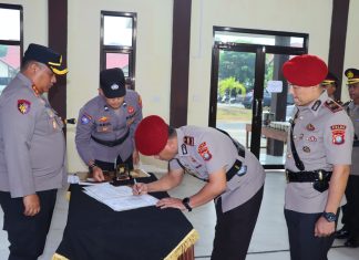 Kapolres Natuna Pimpin Pelantikan Wakapolres dan Sertijab Sejumlah Pejabat Utama