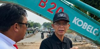 Amsakar Achmad Turun Lapangan, Pastikan Perbaikan Pipa Muka Kuning Rampung