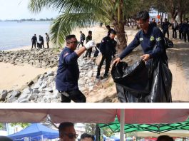 Hari Lahir Kejaksaan ke-81, Kejari Natuna Dukung UMKM dan Peduli Kebersihan Pantai Piwang