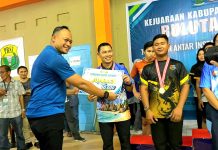 Bulu Tangkis Antar Instansi Natuna, Lanud Raden Sadjad Tiga Kali Naik Podium