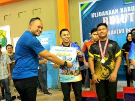 Bulu Tangkis Antar Instansi Natuna, Lanud Raden Sadjad Tiga Kali Naik Podium