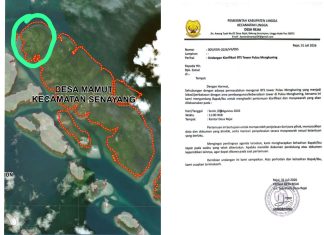 Kades Mamut Keberatan Surat Klarifikasi BTS Tower Pulau Mengkuning Diterbitkan Pemdes Rejai