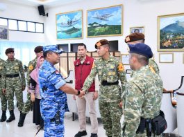 Taruna Akademi TNI Tiba di Natuna, Danlanud Raden Sadjad Beri Motivasi Semangat Pengabdian
