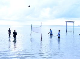Voli Pantai Jadi Ajang Kebersamaan Lanud RSA dan Forkopimda Natuna