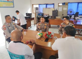 Perkuat Sinergi Kamtibmas, Polsek Bunguran Timur Sambangi Kantor Kelurahan Bandarsyah dan Batu Hitam