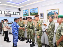 Danlanud RSA Lepas Taruna Akademi TNI Usai Jalani Bhakti di Natuna
