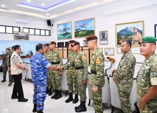 Danlanud RSA Lepas Taruna Akademi TNI Usai Jalani Bhakti di Natuna