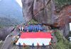 Danlanud RSA Natuna Kobarkan Semangat Kemerdekaan, 54 Pendaki Menuju Puncak Gunung Ranai