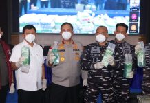 Kapolda Kepri Ikuti Konferensi Pers Pengungkapan Penyelundupan 1,3 ton Ketamine di Perairan Batam
