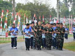 Semangat Pagi, Personel Lanud RSA Natuna Jaga Kebugaran dan Stamina