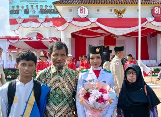 Anak Tukang Ojek, Nindy Harsita Putri Jadi Paskibra di Provinsi Kepri 2026