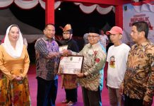 Danlanud RSA dan Ketua PIA Cabang 9/D.I, Semarakkan Resepsi HUT Ke-81 RI di Natuna