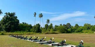 Latihan Menembak, Danlanud RSA Natuna Perkuat Kesiapan dan Profesionalisme Prajurit