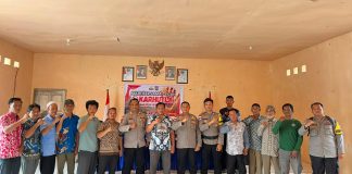 Polsek Bunguran Timur Sosialisasikan Pencegahan Karhutla di Desa Batu Gajah
