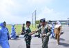 Danlanud Raden Sadjad Terima Kedatangan Pangkosek II di Natuna