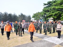 Lanud Raden Sadjad Siagakan Personel Dukung Pencegahan Karhutla di Natuna