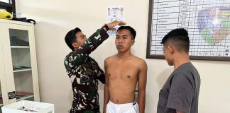 Lanud Raden Sadjad Natuna Gelar Pemeriksaan Kesehatan 15 Casis Tamtama PK TNI AU