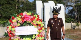 81 Tahun Kejaksaan, Kajari Natuna Ajak Jajaran Teladani Pengorbanan Pahlawan