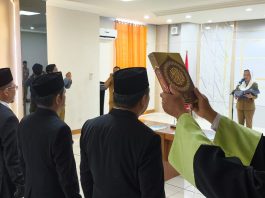 Bupati Cen Sui Lan Lantik Enam Analis Kebencanaan, Perkuat Pencegahan dan Penanganan Bencana