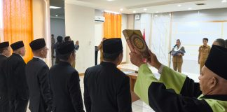 Bupati Cen Sui Lan Lantik Enam Analis Kebencanaan, Perkuat Pencegahan dan Penanganan Bencana