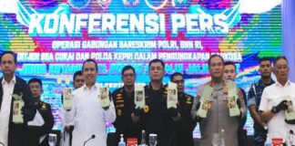 Bea Cukai, BNN, dan Polri Amankan Dua Kapal Terkait Selundupan 800Kg Ketamin dan BBM Illegal di Natuna