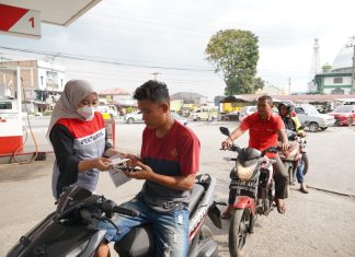 Pertamina Patra Niaga Regional Sumbagut Gerak Cepat, Salurkan Bantuan Pasca Erupsi Gunung Sinabung di Kabupaten Karo