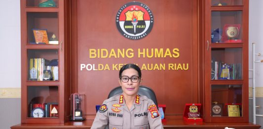 Kualitas Udara Kepri Menurun, Polda Kepri Imbau Warga Gunakan Masker