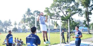 Casis Tamtama PK TNI AU Ikuti Tes Samapta A, B, dan C di Lanud Raden Sadjad Natuna