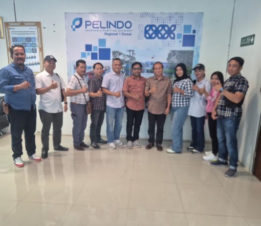 Tim JMSI Kota Dumai Silaturahmi ke PT Pelindo (Persero) Regional 1 Cabang Dumai