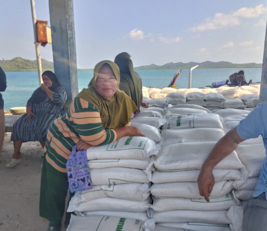 Ratusan Warga Pena’ah Terima Bantuan Beras Bulog, KPM Dapat 30 Kilogram