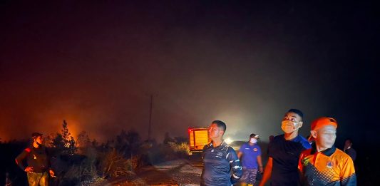 Sinergi TNI AL dan Instansi Terkait Padamkan Karhutla 20 Hektare di Batubi