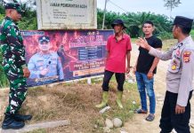 Polsek Banda Alam Bersama Koramil 18 Perkuat Pencegahan Karhutla