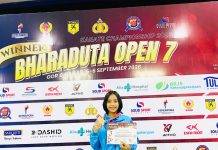 Bawa Nama TNI AU, Personel Lanud Raden Sadjad Natuna Raih Juara 3 Kejurnas Karate
