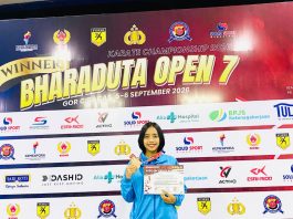 Bawa Nama TNI AU, Personel Lanud Raden Sadjad Natuna Raih Juara 3 Kejurnas Karate