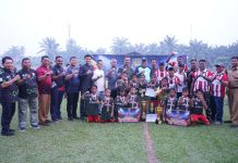 Bupati Asahan Tutup Turnamen Sepak Bola Rambate Rata Raya Cup U 10
