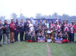 Bupati Asahan Tutup Turnamen Sepak Bola Rambate Rata Raya Cup U 10