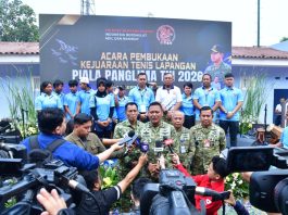 Sambut Piala Panglima TNI 2026, Danlanud RSA Ikuti Turnamen Tenis di Jakarta