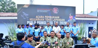 Sambut Piala Panglima TNI 2026, Danlanud RSA Ikuti Turnamen Tenis di Jakarta