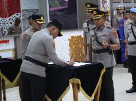 Tongkat Komando Polres Aceh Timur Beralih ke AKBP Aris Cai Dwi Susanto