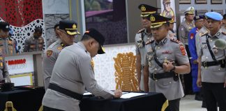 Tongkat Komando Polres Aceh Timur Beralih ke AKBP Aris Cai Dwi Susanto