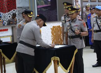 Tongkat Komando Polres Aceh Timur Beralih ke AKBP Aris Cai Dwi Susanto
