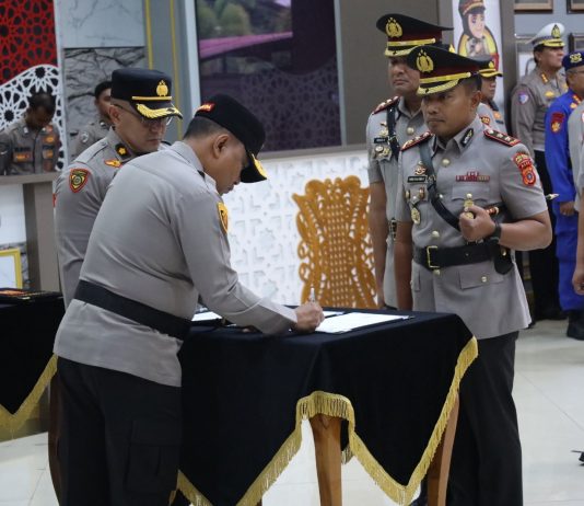 Tongkat Komando Polres Aceh Timur Beralih ke AKBP Aris Cai Dwi Susanto