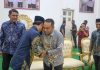 Pisah Sambut Kapolres Aceh Timur, AKBP Irwan Kurniadi kepada AKBP Aris Cai Dwi Susanto