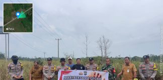 Cegah Karhutla, Polsek Bunguran Timur Intensifkan Patroli di Bunguran Tengah