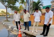 Kurangi Durasi Genangan, BP Batam Uji Sistem Subdrain di Batam Center